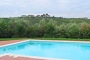 Villa colinas alrededor de Florencia