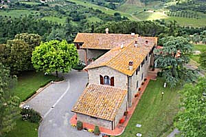 Villa auf dem Land bei Florenz